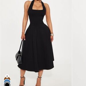 Brand New with Tags!! Black Midi Dress